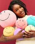 Smiley - fuzzy smiley - yellow