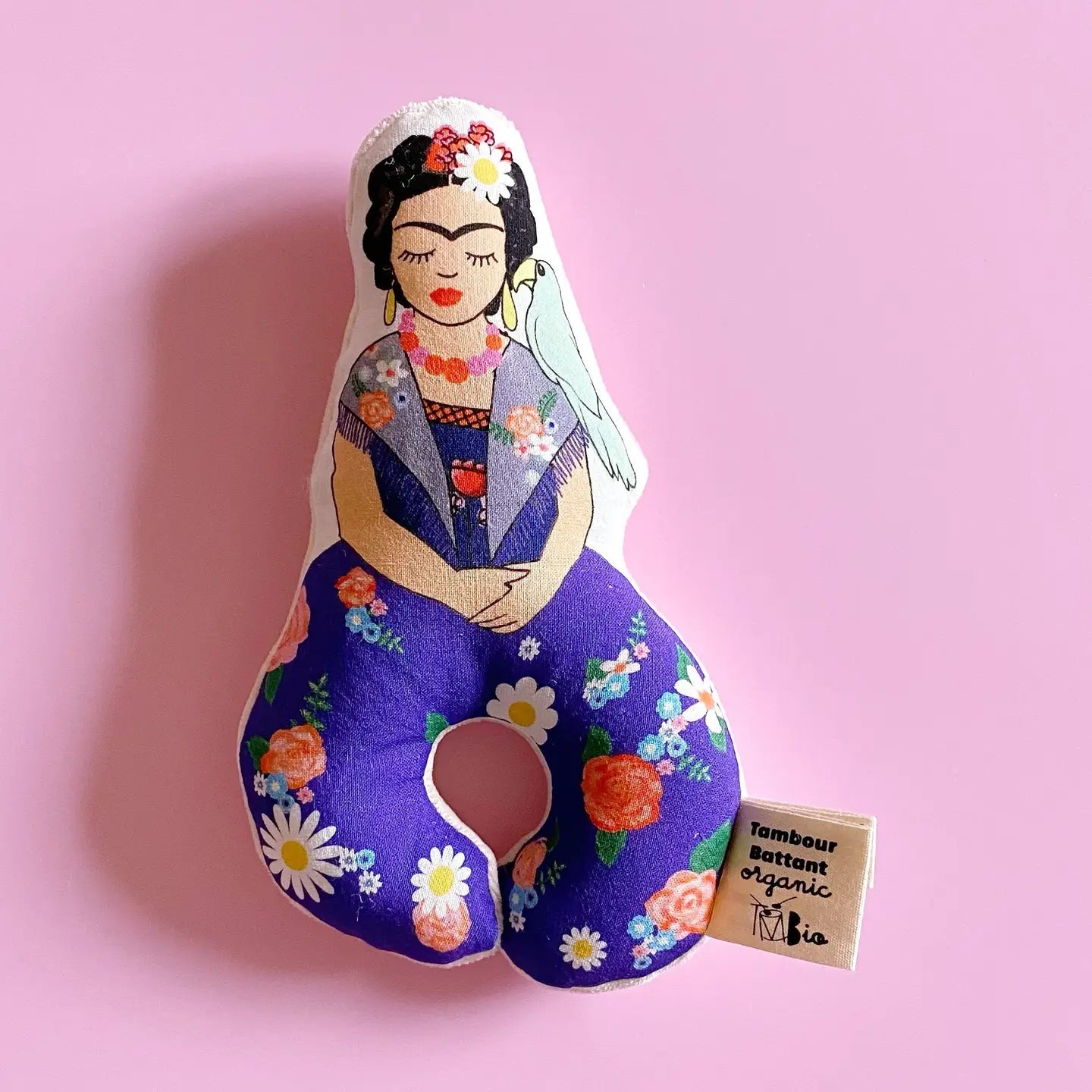 Frida kahlo rattle - flowers