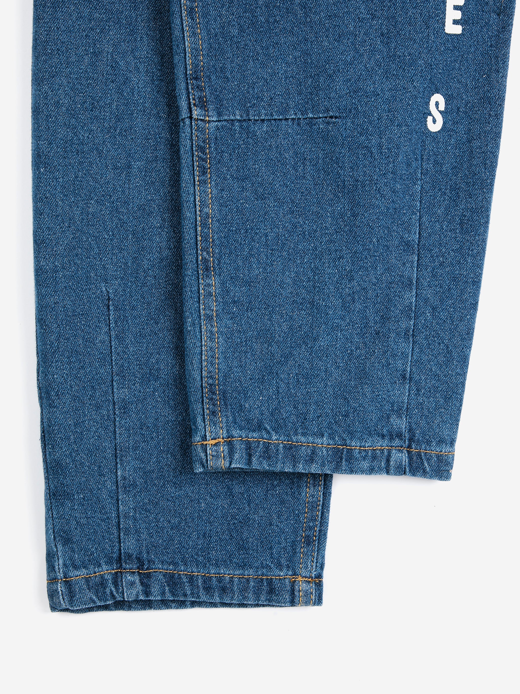 Bobo Choses - kids - bobo denim pants - blue