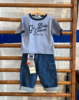 Bobo Choses - kids - go bobo t-shirt - light blue