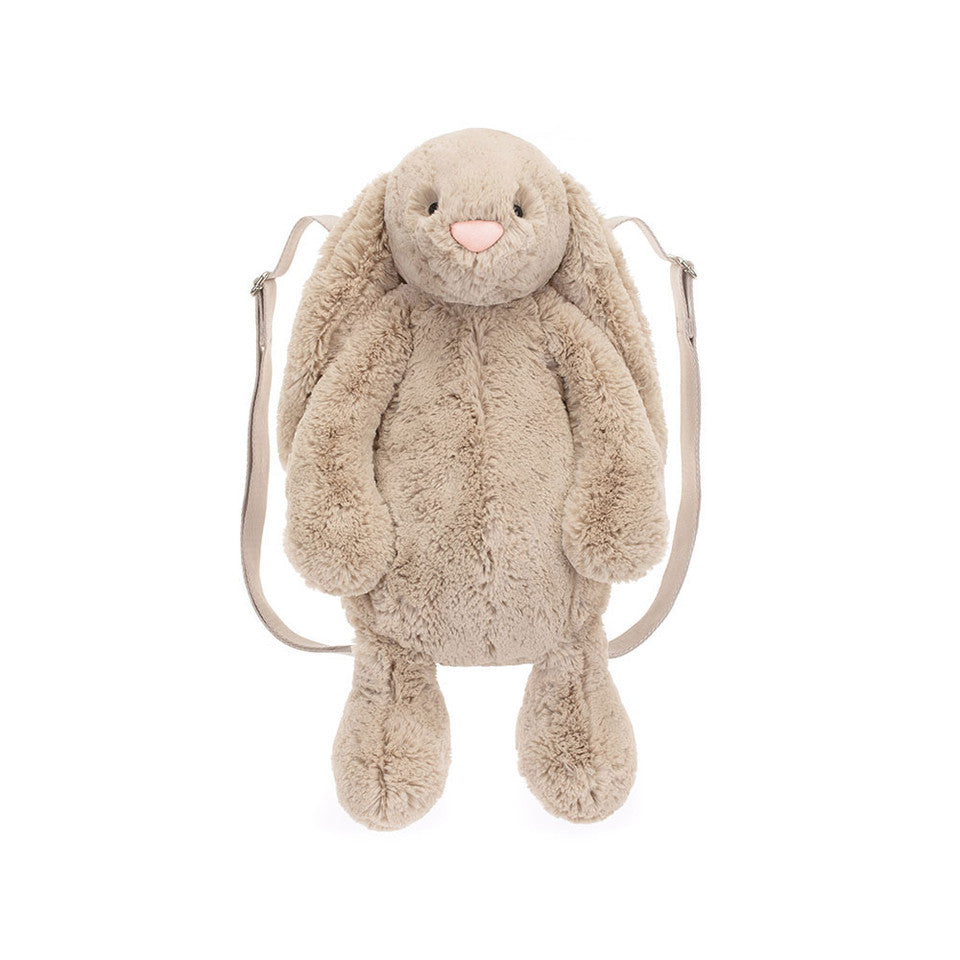 Jellycat - bashful - bunny backpack - beige