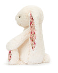 Jellycat - bashful -  blossom bunny - medium - cream berry