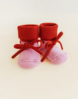 HVID - Booties - cotton candy/red
