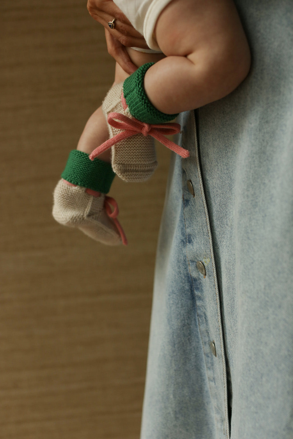 HVID - Booties - cream/grass