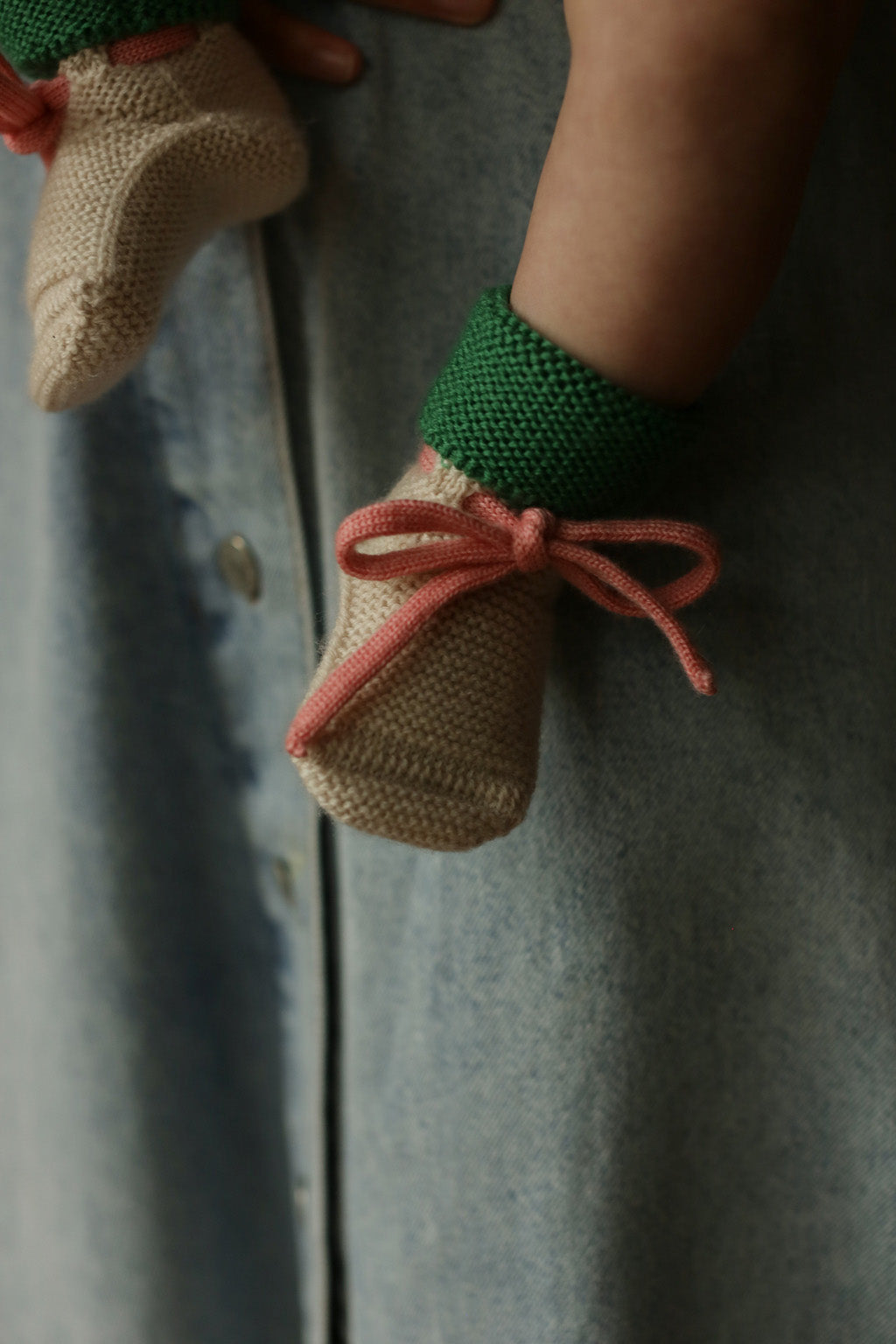 HVID - Booties - cream/grass