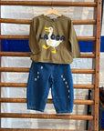 Bobo Choses - kids - la oca t-shirt - khaki