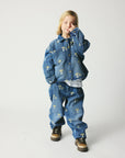 Brunobruno nation - dorethy denim pants - mid blue mushroom
