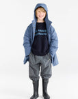 The animals observatory - Lion Jacket - blue grey