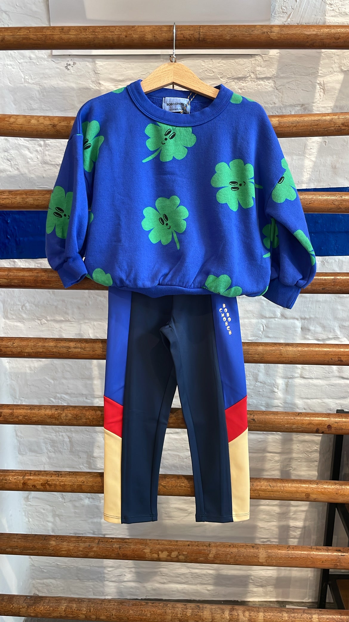 Bobo Choses - kids - sporty leggings - colorblock