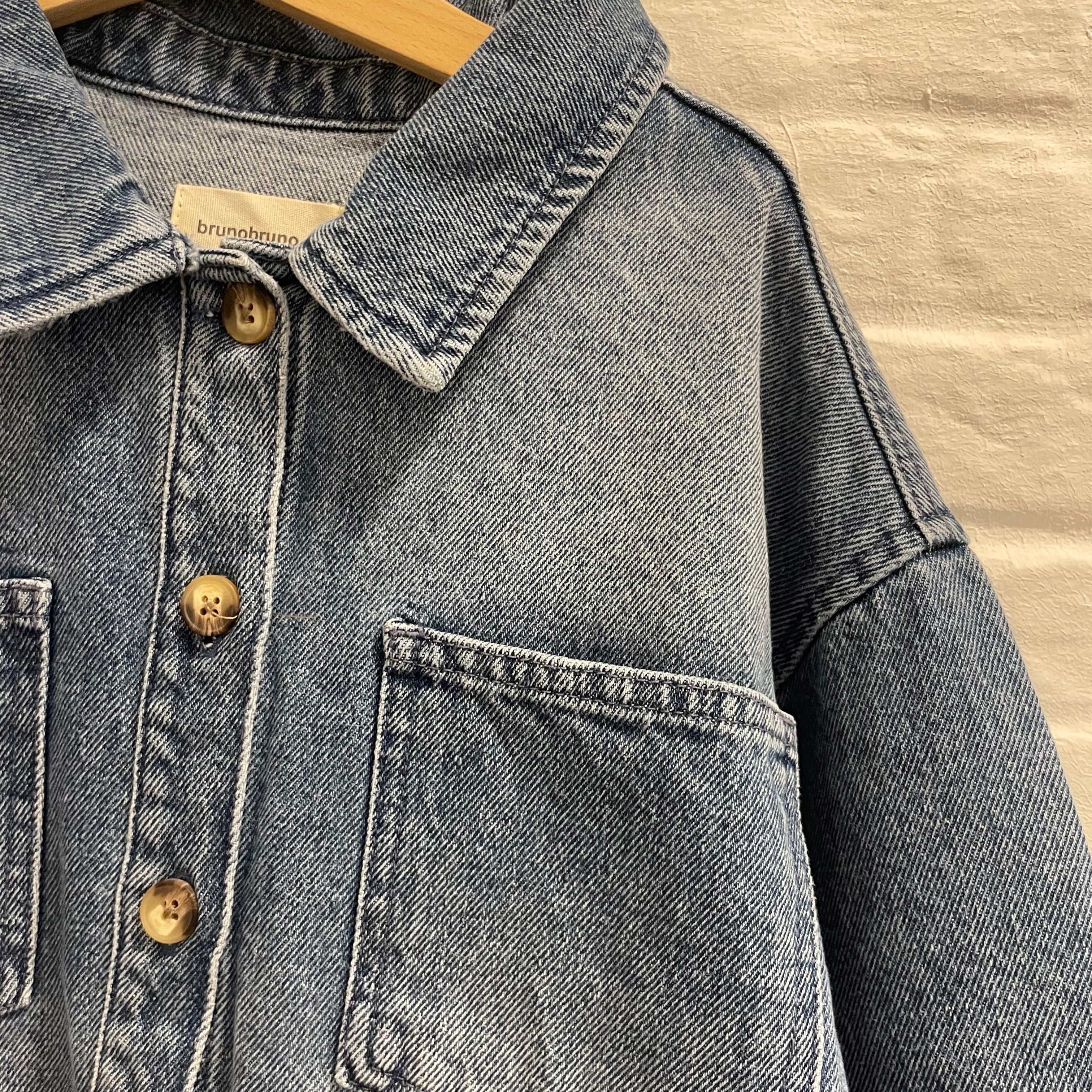 Brunobruno nation - nohr denim shirt - mid blue