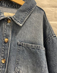 Brunobruno nation - nohr denim shirt - mid blue