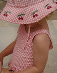 Konges Slojd - soline swimsuit - geranium pink