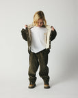 Brunobruno nation - nohr corduroy teddy jacket - dusty olive green