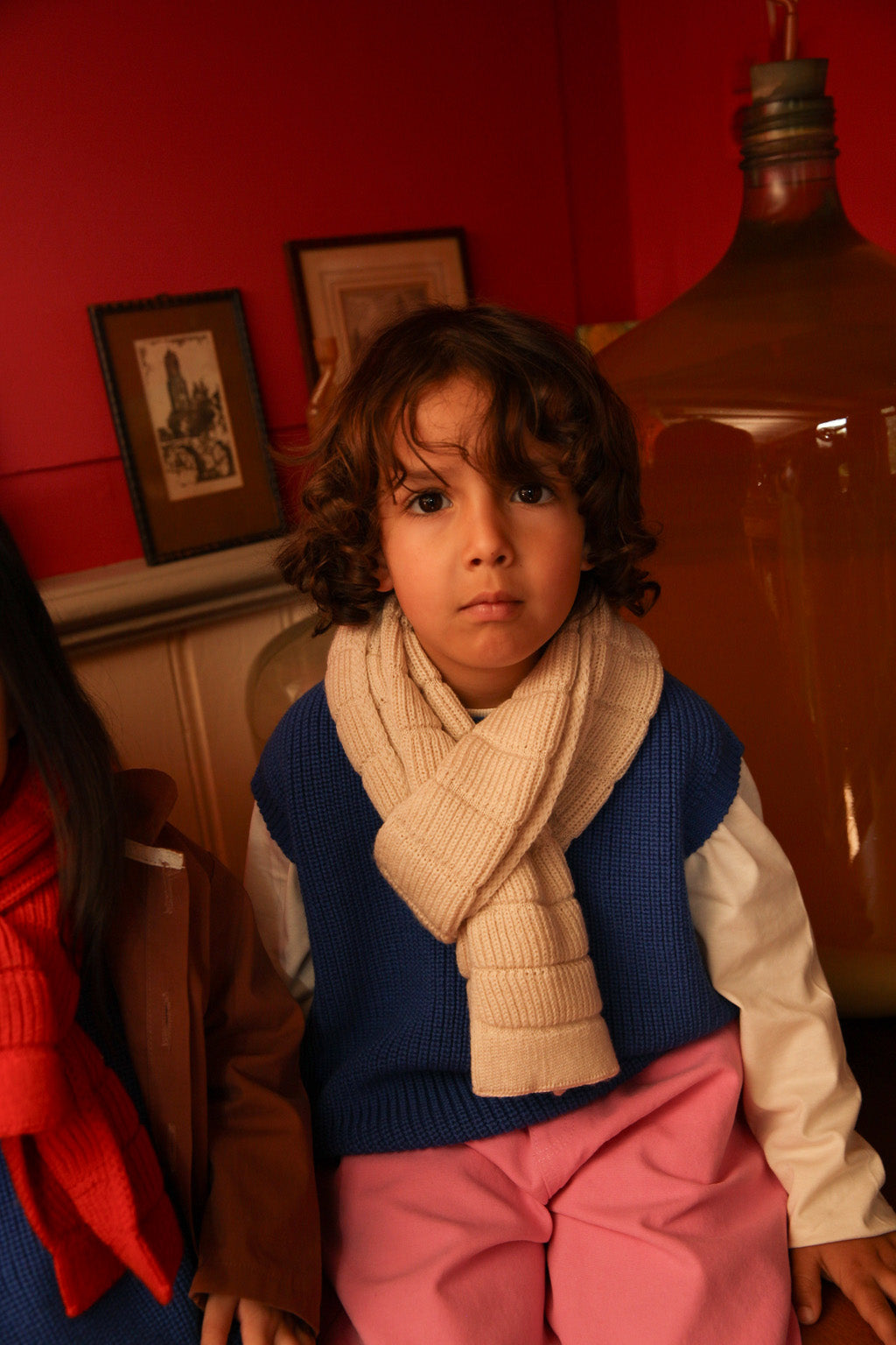HVID - scarf - jacobino - cream