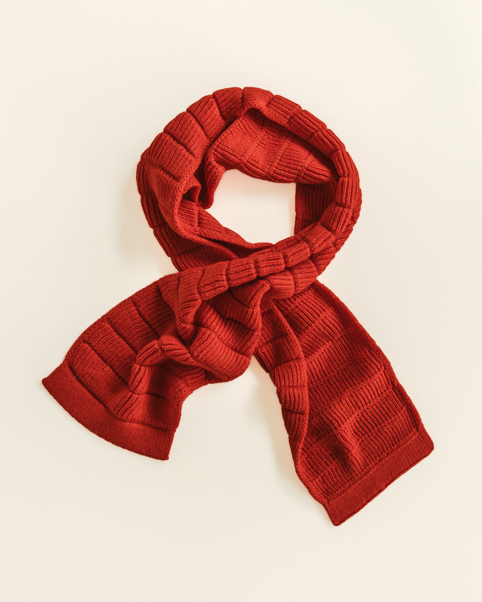 HVID - scarf - jacobino - red