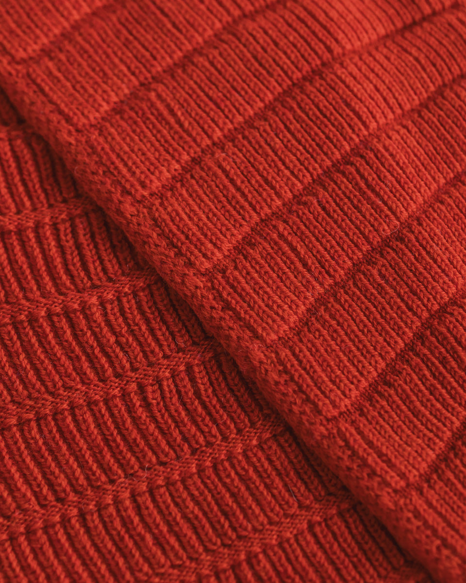 HVID - scarf - jacobino - red
