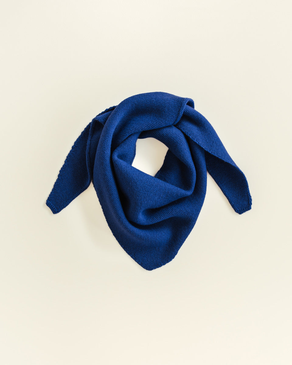 HVID - triangle scarf - josephina - cobalt blue