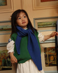 HVID - triangle scarf - josephina - cobalt blue