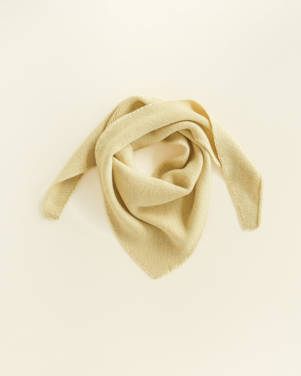 HVID - triangle scarf - josephina - light yellow