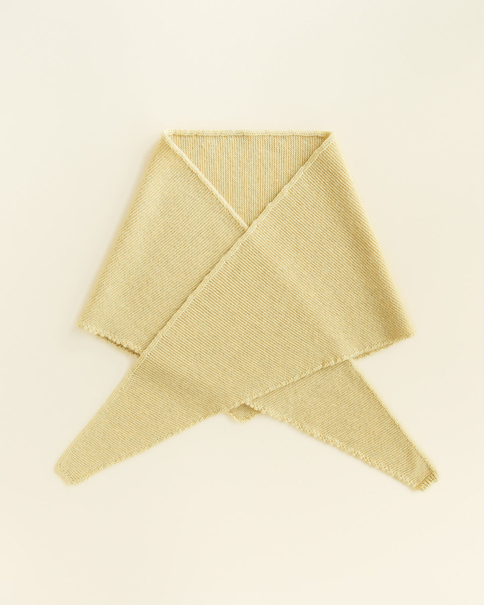 HVID - triangle scarf - josephina - light yellow