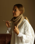 HVID - triangle scarf - josephina - sand