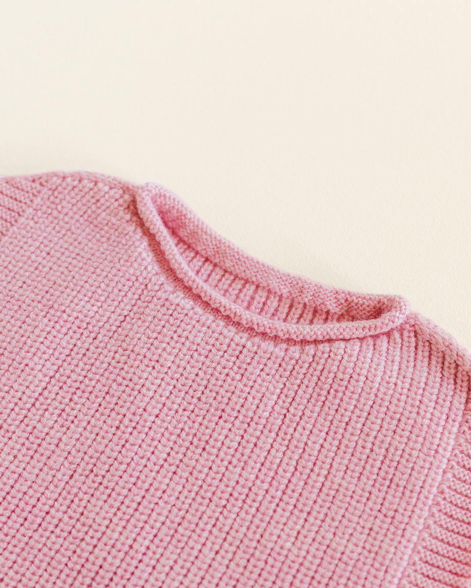 Hvid - wool vest -baby - harvey - cotton candy