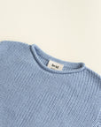 Hvid - wool vest - harvey - kids - light blue