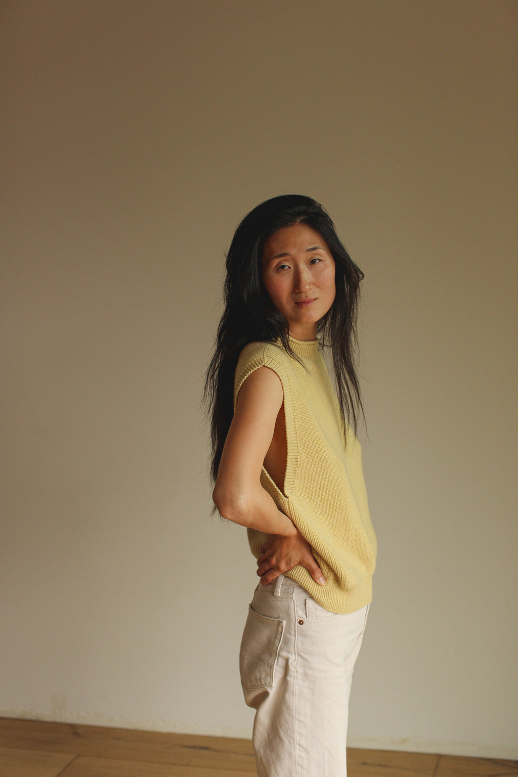 HVID - Helle - adult vest - L/XL- light yellow
