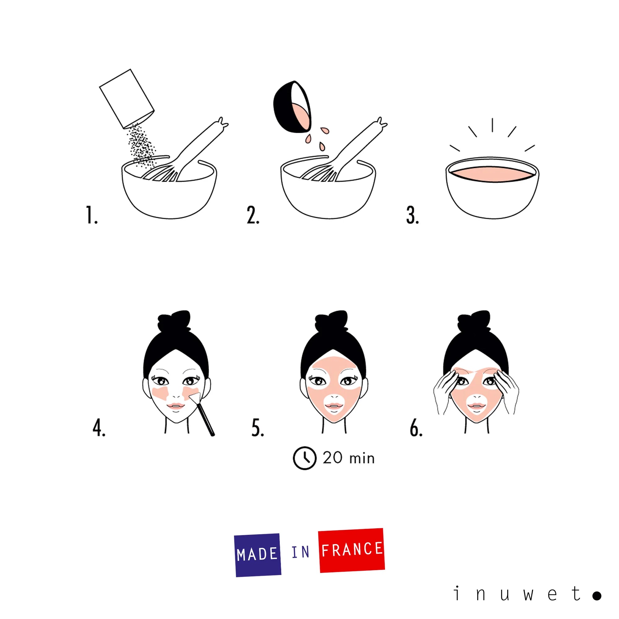 Inuwet - diy peel off masks