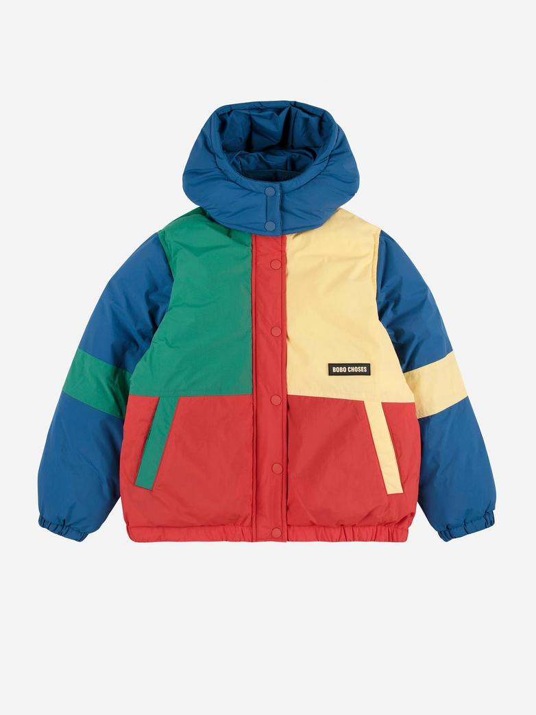 Bobo Choses - kids - colorblock anorak - multicolor