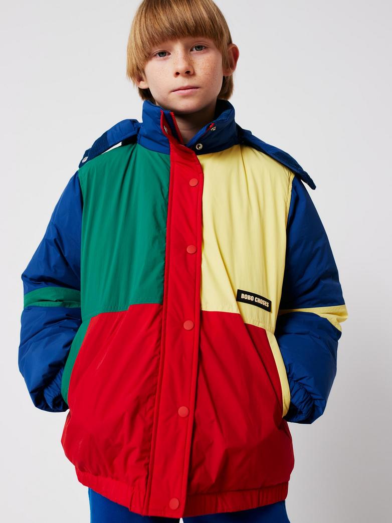 Bobo Choses - kids - colorblock anorak - multicolor