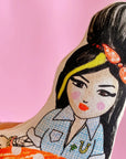 Amy Winehouse rattle - red