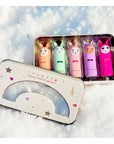 Inuwet - 5 scented lip balms - rainbow tin box