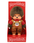 Monchhichi - boy with dog dungaree (20cm)