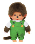 Monchhichi - boy with frog dungaree (20cm)