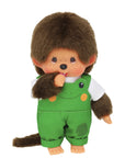 Monchhichi - boy with frog dungaree (20cm)