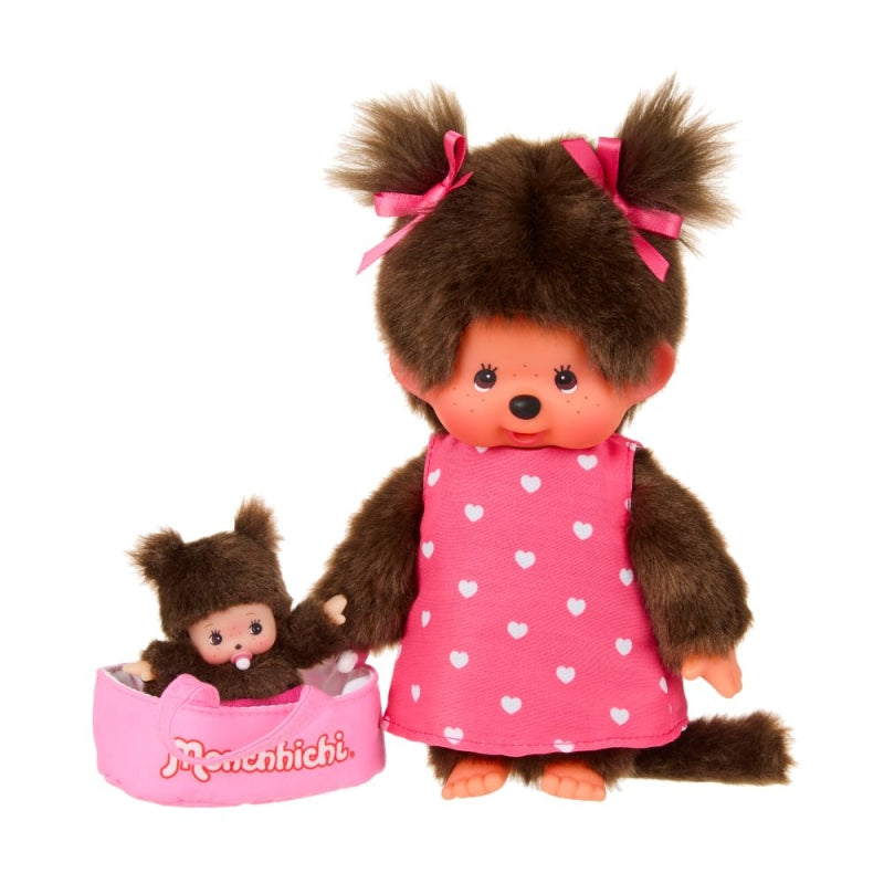 Monchhichi - girl with bebechhichi