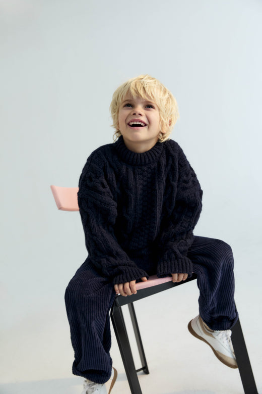 The New Society - maria Jumper - infinite navy