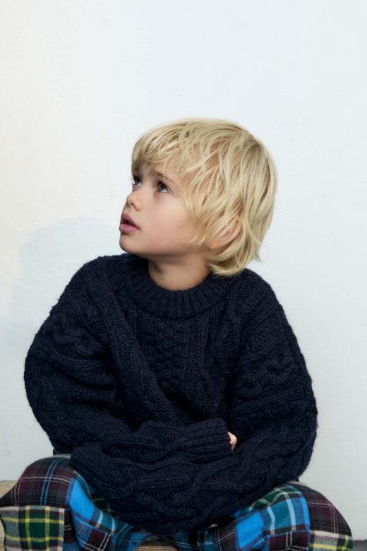 The New Society - maria Jumper - infinite navy
