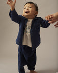 Cozmo brand - MIKI317w5 - corduroy pants - navy