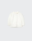 Cozmo brand - SARA264w5 - soft cotton blouse - white