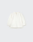 Cozmo brand - SARA264w5 - soft cotton blouse - white