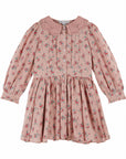 Emile et Ida - kids - dress with crochet collar - aster