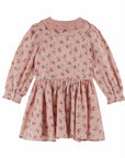 Emile et Ida - kids - dress with crochet collar - aster