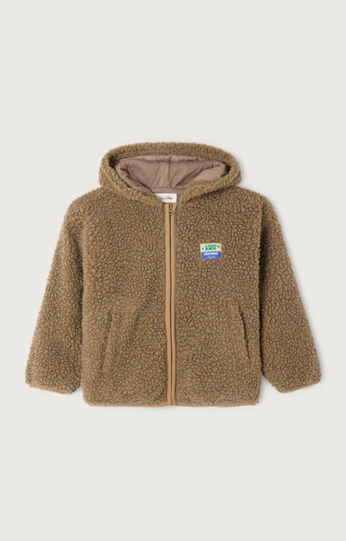 American Vintage - hoktown teddy jacket - muscade