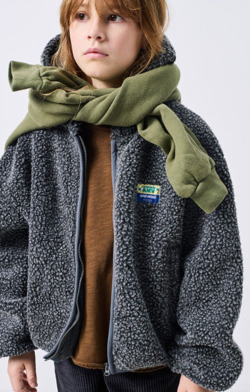 American Vintage - hoktown teddy jacket - muscade