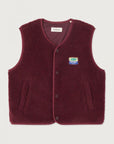 American Vintage - hoktown teddy bodywarmer - bordeau chine