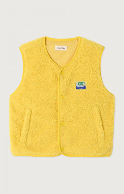 American Vintage - hoktown teddy bodywarmer - jonquille
