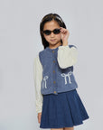 Mipounet - nina - denim skirt - blue
