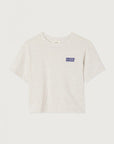 American Vintage - ykobow crop t-shirt - arctique chine
